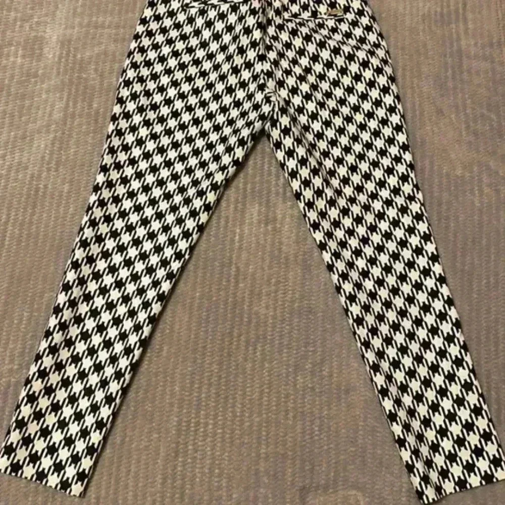 Michael Kors Houndstooth Navy White Chicos